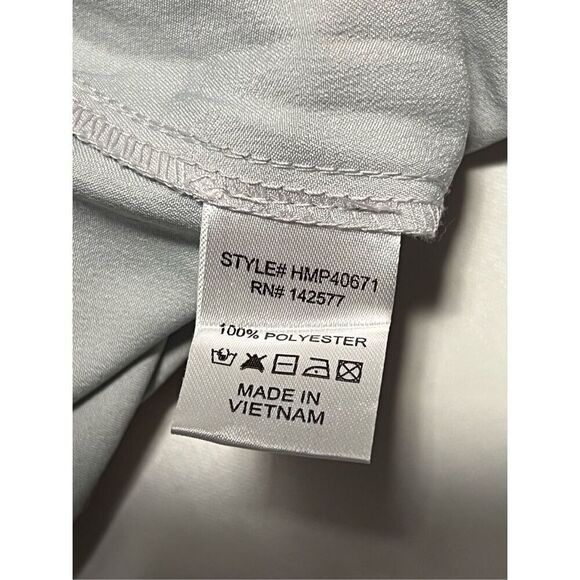 Haute Monde Young Contemporary Womens Wide Leg Satin like Material Pants Silver - Picture 5 of 8